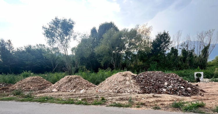 CASSINO - SEQUESTRATO UN TERRENO
